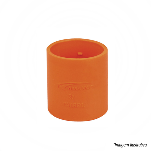 Luva de Pressão para Eletroduto Laranja 25mm 19960 Amanco