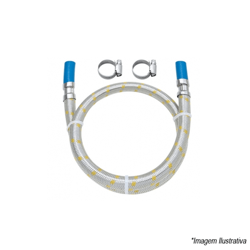 Engate Flexível Para Gás Cooktop Para espigão 182501-41 Blukit Engate Flexível Para Gás Cooktop Para espigão 182501-41 Blukit