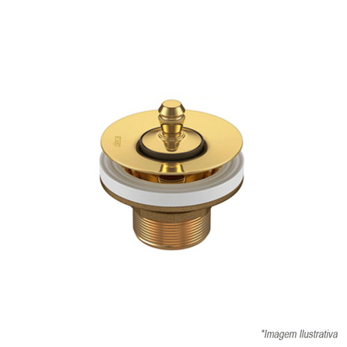 Válvula de Escoamento para Lavatório Cuba e Bidê  Gold - Deca