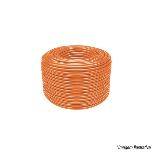 Mangueira Jogo 1/2x2mm 10 Metros Laranja Super Flex 060501220010 Bariflex