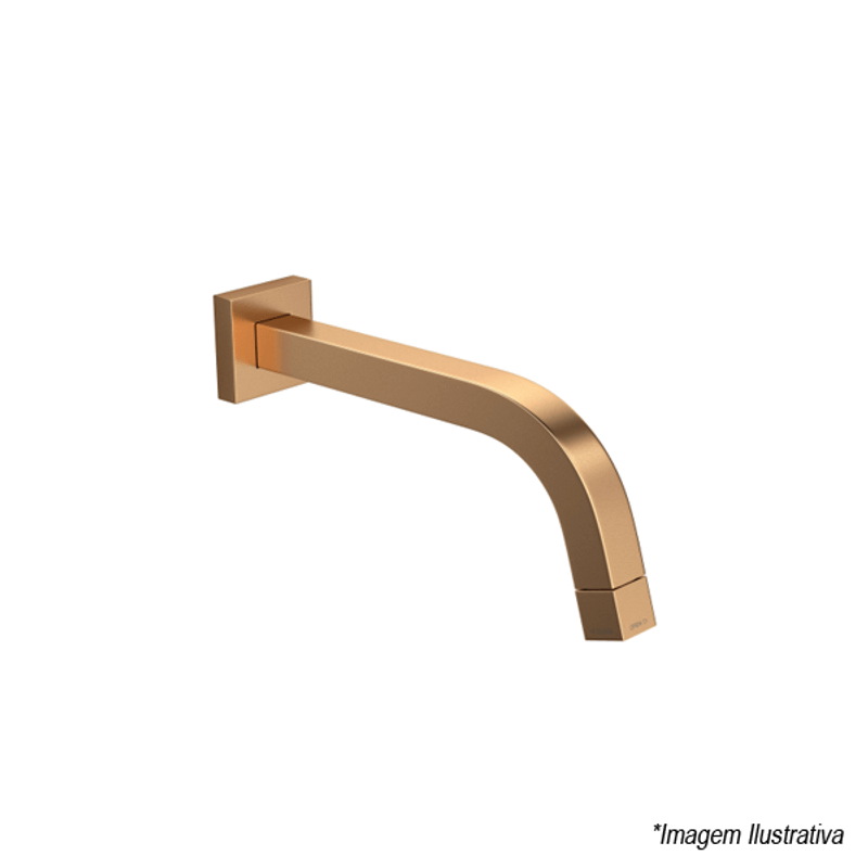 Torneira para Banheiro de Parede Gold Matte TUBE 1178.GL.TUB.MT - Deca Torneira para Banheiro de Parede Gold Matte TUBE 1178.GL.TUB.MT - Deca