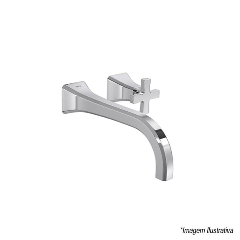 Torneira Para Lavatório De Parede Wish 1179.C.WSH - Deca Torneira Para Lavatório De Parede Wish 1179.C.WSH - Deca