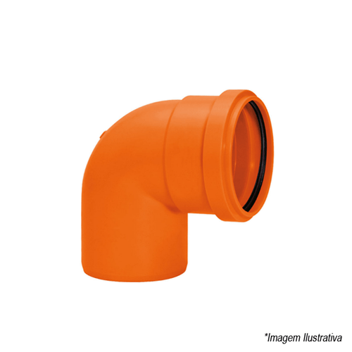 Joelho 90º para Esgoto Silentium 75x90mm 14819 Amanco