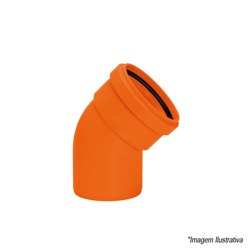 Joelho 45º para Esgoto Silentium 100x45mm 14815 Amanco