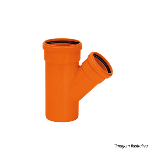 Junção de Redução Silentium para Esgoto 100x75 14830 Amanco