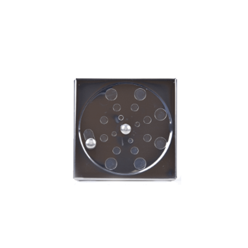 Ralo Grelha Quadrada Abre e Fecha sem Caixilho Inox - 100mm - Baricar Ralo Grelha Quadrada Abre e Fecha sem Caixilho Inox - 100mm - Baricar