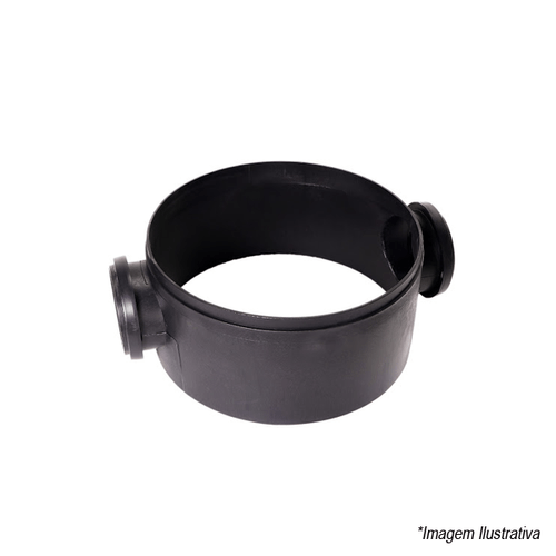 Prolongador para Caixa de Gordura 30cm de Diâmetro por 15cm de altura com 2 Entradas 3.10.37 - Zandra