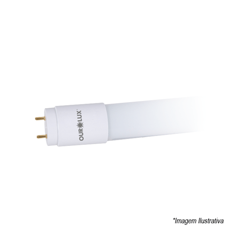 Lâmpada Led Tubular 9W 6500K Bivolt 20240 Ourolux Lâmpada Led Tubular 9W 6500K Bivolt 20240 Ourolux