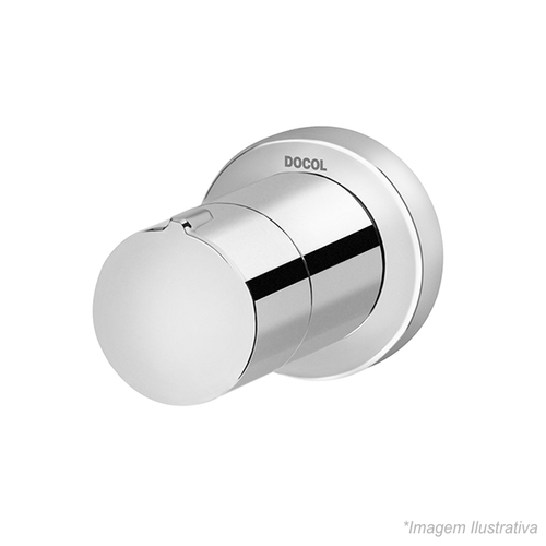 Acabamento para Registro Docolbase Blend Flex  1/2´  3/4´  1´  Cromado - Docol