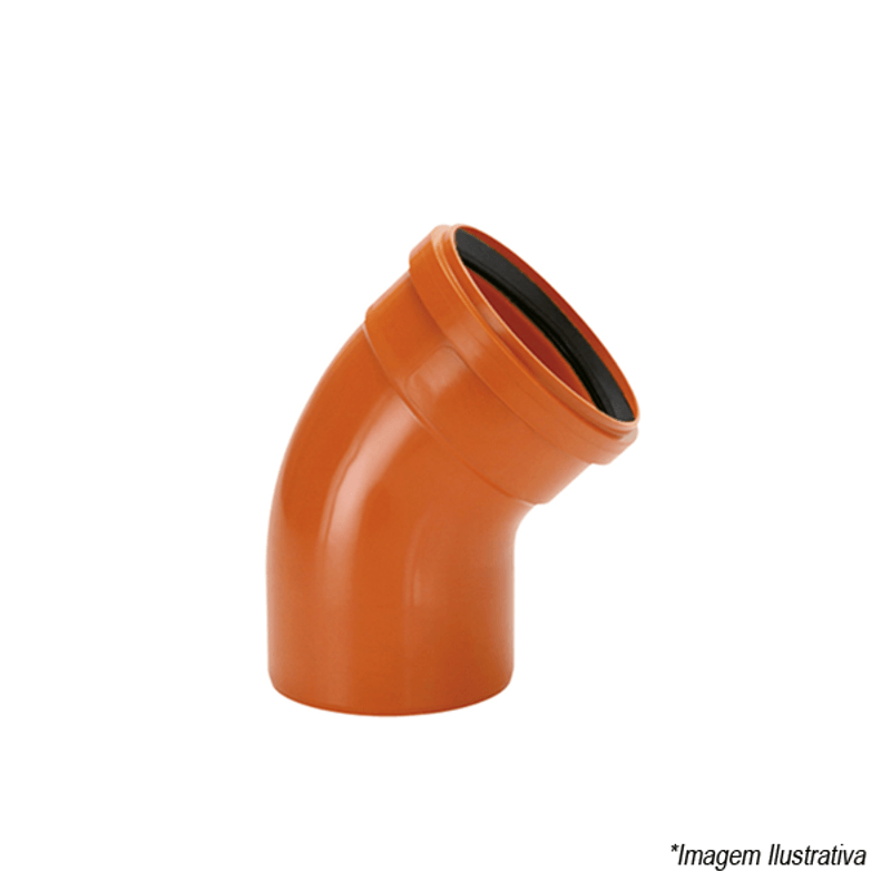 Curva 45º Colefort PB 45x100mm 14975 Amanco Curva 45º Colefort PB 45x100mm 14975 Amanco