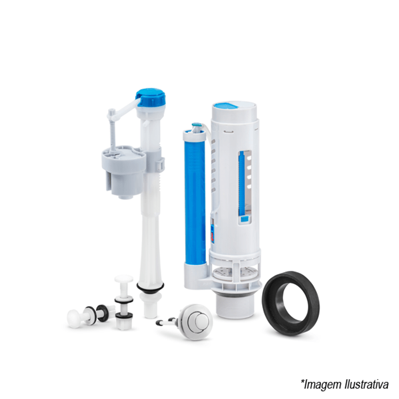 Kit Completo Mecanismo para Caixa Acoplada Ecoflush 3/6l 1969110007100 Roca Kit Completo Mecanismo para Caixa Acoplada Ecoflush 3/6l 1969110007100 Roca