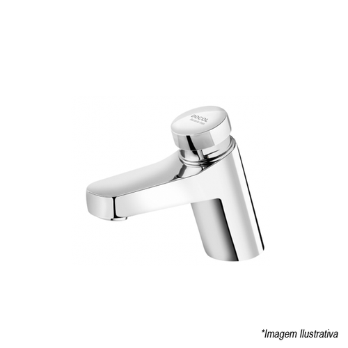 Torneira para Banheiro Automática com Regulador de Tempo e Bactéria Free Pressmatic Deluxe  Cromada - Docol