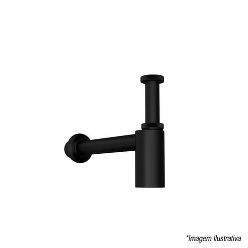 Sifão para Lavatório 1´x1.1/2´ Black Matte - Deca