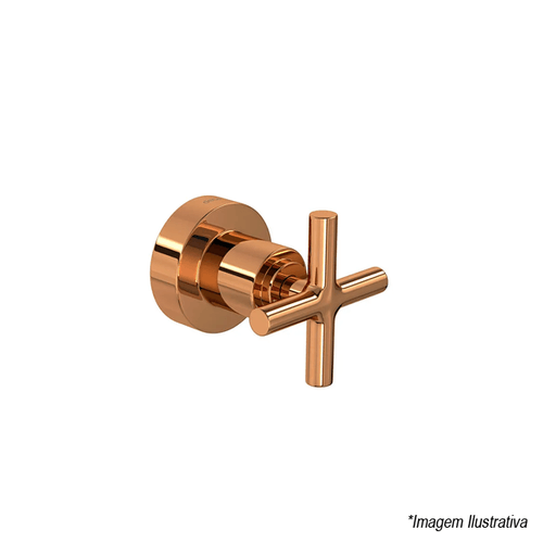 Acabamento para Registro de Pressão Duna Clássico  3/4´  Red Gold - Deca