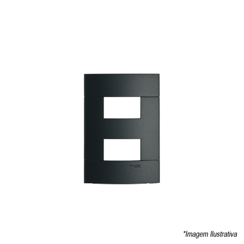 Placa 2 Postos 4x2 Onix PRM044228 Schneider