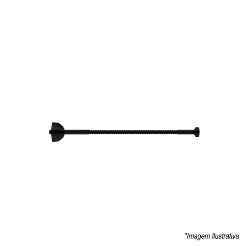 Engate Flexível  40cm  Black Matte - Deca