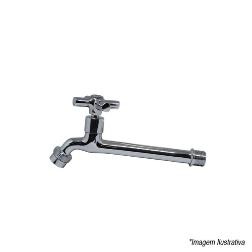 Torneira de Pia com Arejador e Bico 1/4´  Cromado - Brulex