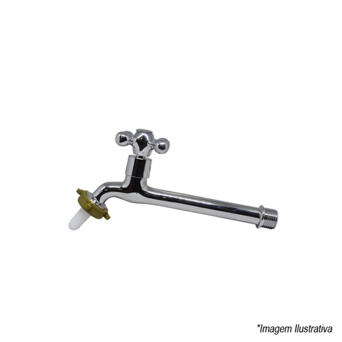 Torneira de Pia com Arejador e Bico 1/4´  Cromado - Brulex