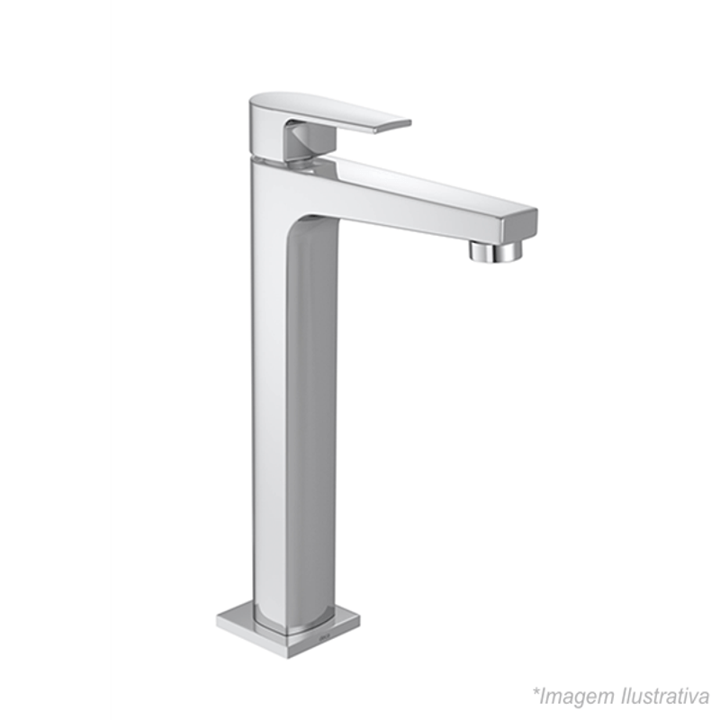 Torneira para Banheiro de Bancada Bica Alta Cromada Level 1189.C26 - Deca Torneira para Banheiro de Bancada Bica Alta Cromada Level 1189.C26 - Deca