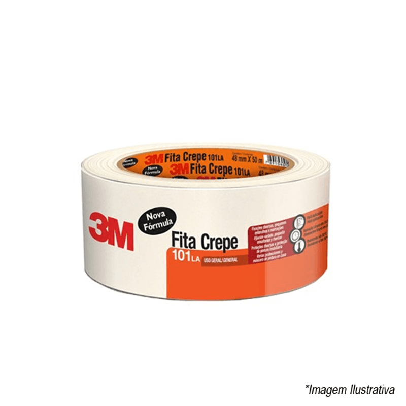 Fita Crepe 48mmx50m HB004415582 3M Fita Crepe 48mmx50m HB004415582 3M