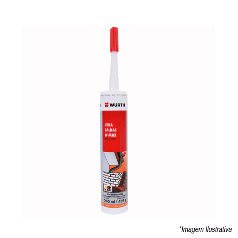 Veda Calhas Selante W-Max 280ml/439g 0893640007 Wurth Veda Calhas Selante W-Max 280ml/439g 0893640007 Wurth
