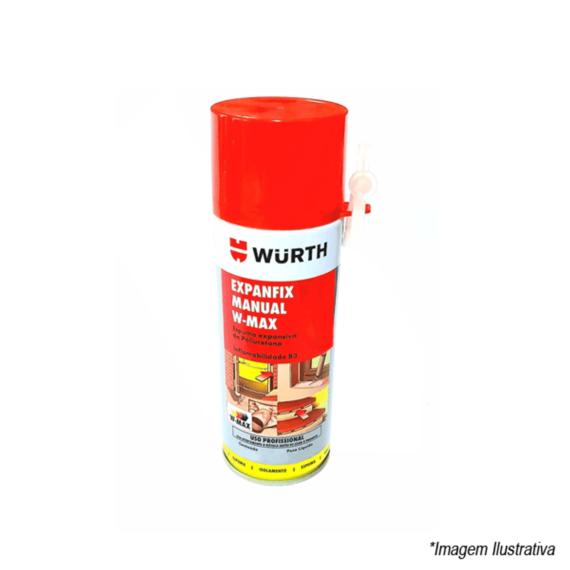 Espuma Expanfix 500ml/470g W-MAX 0892188510 Wurth Espuma Expanfix 500ml/470g W-MAX 0892188510 Wurth