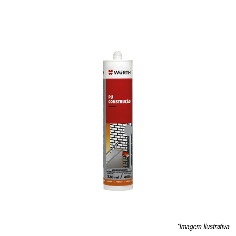 Silicone Selante PU Cinza 400g W-MAX 0892191401 Wurth Silicone Selante PU Cinza 400g W-MAX 0892191401 Wurth