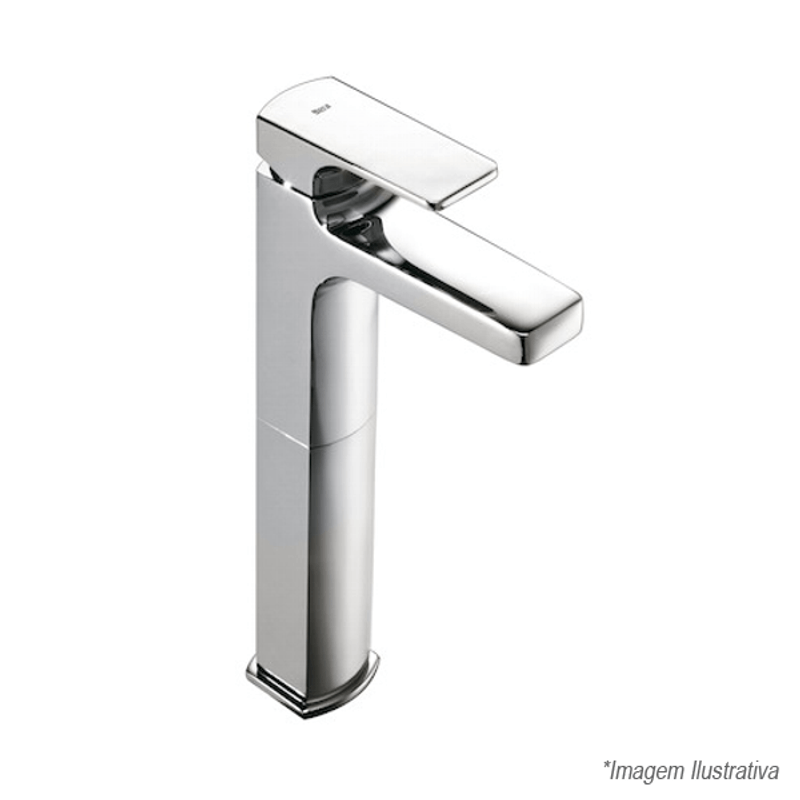 Torneira Misturador Monocomando Escuadra de mesa bica alta para lavatório - Roca Torneira Misturador Monocomando Escuadra de mesa bica alta para lavatório - Roca
