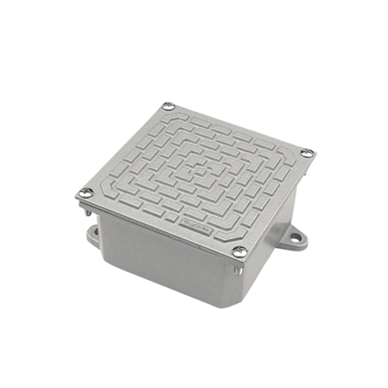 Caixa De Passagem CP - 20x20 Em Alumínio Com Tampa Reversível - Tramontina Caixa De Passagem CP - 20x20 Em Alumínio Com Tampa Reversível - Tramontina