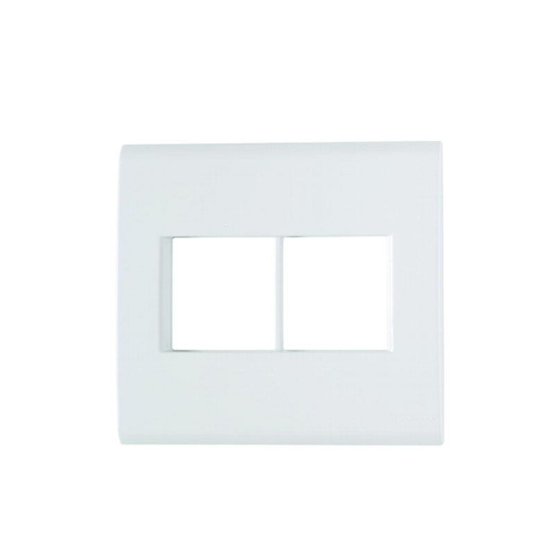 Placa 4X4 Cor Branca Com 4 Postos - LIZ - Tramontina Placa 4X4 Cor Branca Com 4 Postos - LIZ - Tramontina