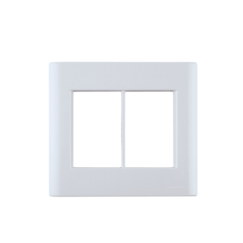 Placa 4x4 Cor Branca 6 Postos - GIZ - Tramontina Placa 4x4 Cor Branca 6 Postos - GIZ - Tramontina