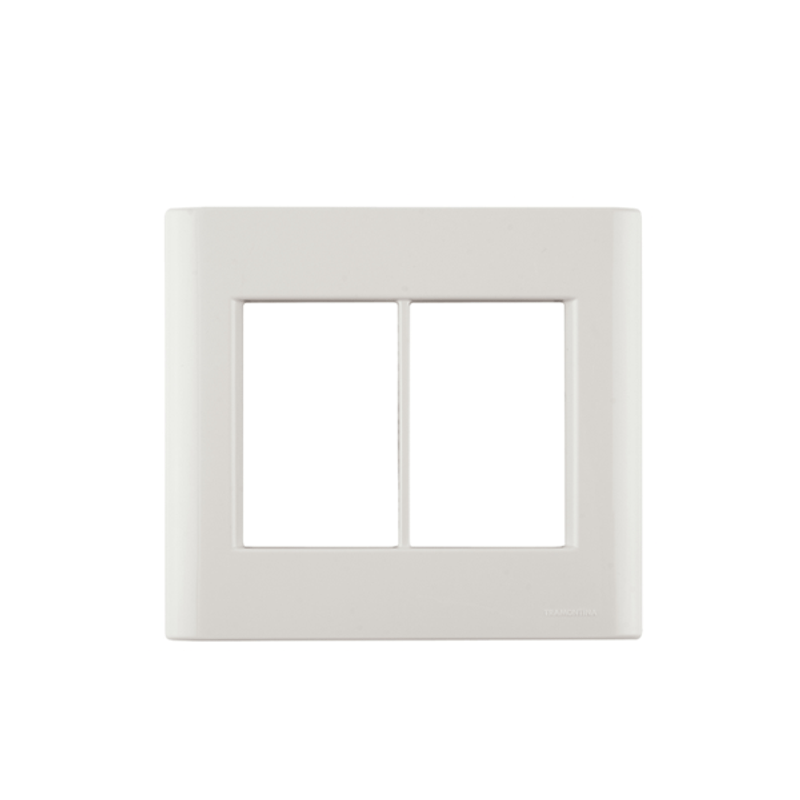 Placa 4x4 Cor Perola 6 Postos - GIZ - Tramontina Placa 4x4 Cor Perola 6 Postos - GIZ - Tramontina