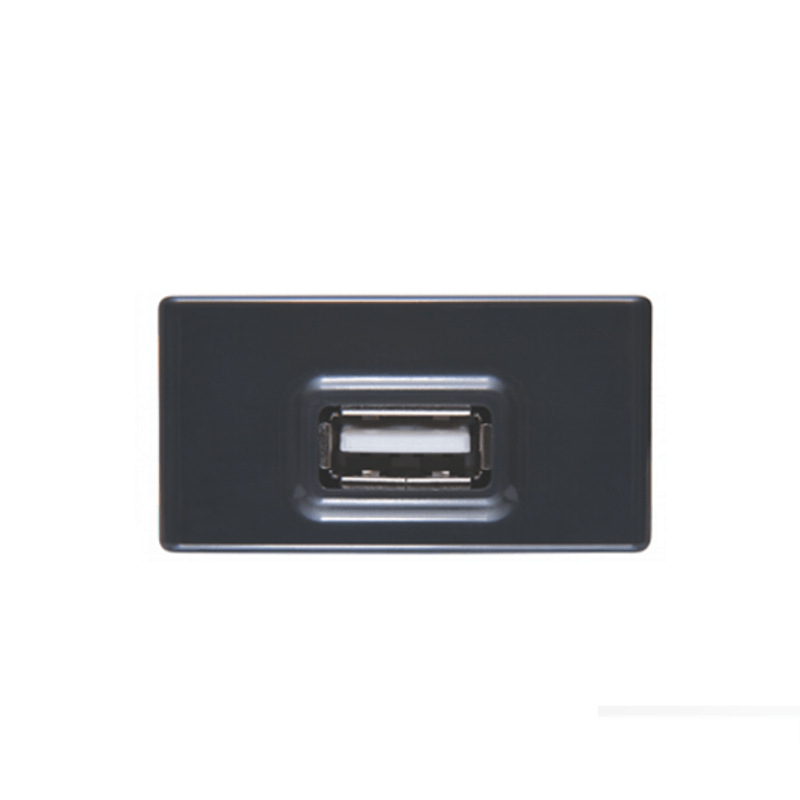 Módulo Tomada USB 1,5A Bivolt Cor Grafite LIZ/GIZ - Tramontina