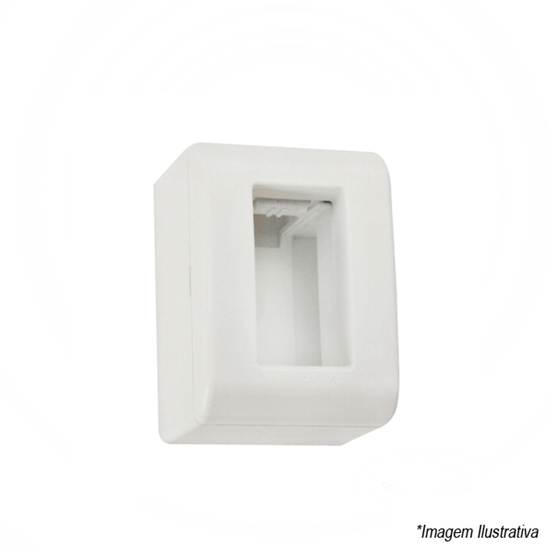 Caixa Com Tampa 1 Posto LIZ FLEX - Tramontina Caixa Com Tampa 1 Posto LIZ FLEX - Tramontina