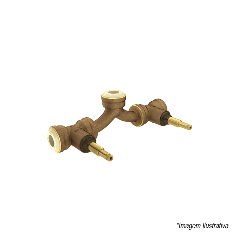 Base Misturador Para Chuveiro Deca 3/4x22 Entrada Horizontal 4424.MI.CPVC22 Base Misturador Para Chuveiro Deca 3/4x22 Entrada Horizontal 4424.MI.CPVC22