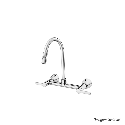 Misturador de Parede para Cozinha Gali 00801106 - Docol