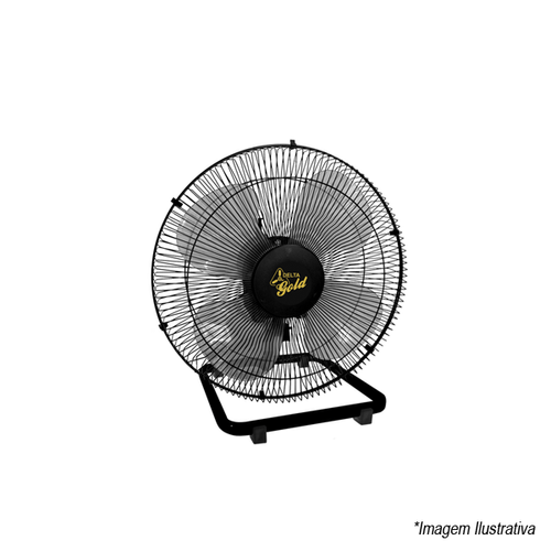 Ventilador Delta Oscilante Mesa Preto 50CM BIV Gold 70-5312