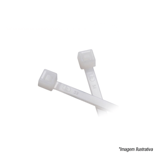 Abraçadeira Nylon Pacote com 100 Peças 3,7x15cm A-7015BR Fronte