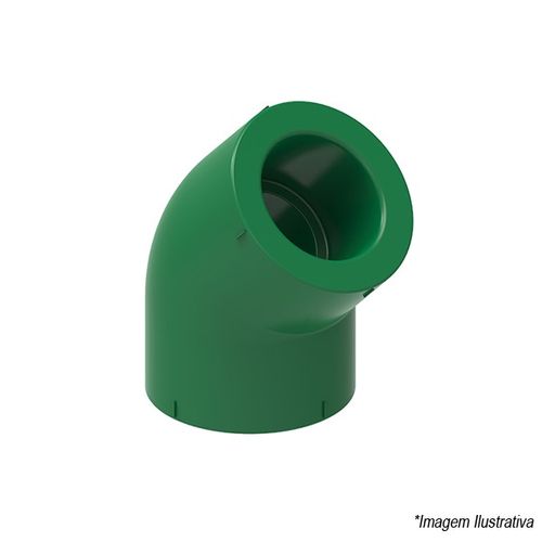 Joelho PPR 45° Termofusão 110mm  4´ - Tigre