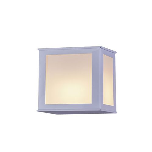 Arandela Aluminio Ideal Quadrada E-27 Branca 289 BR