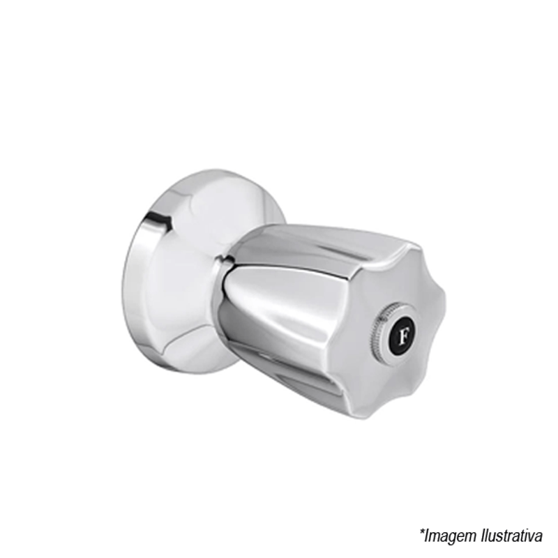 Acabamento para Registro C50 3/4´ Cromado - Brulex Acabamento para Registro C50 3/4´ Cromado - Brulex