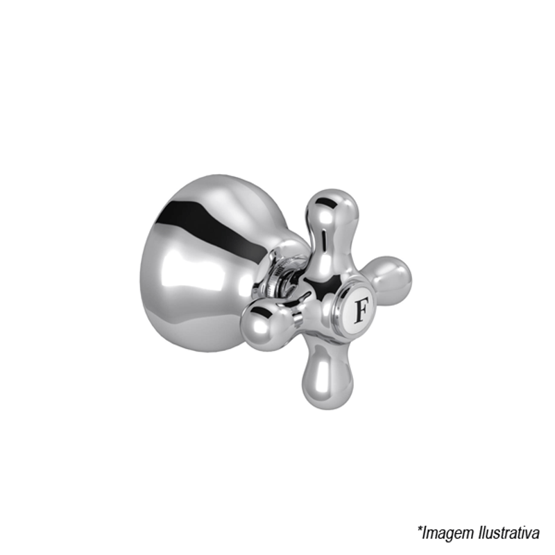 Acabamento para Registro C52 3/4´ Cromado - Brulex Acabamento para Registro C52 3/4´ Cromado - Brulex