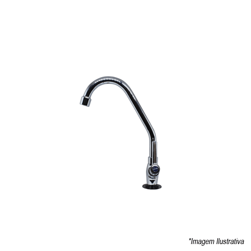 Torneira para Cozinha de Mesa Bica Móvel 8011 C34 - Brulex Torneira para Cozinha de Mesa Bica Móvel 8011 C34 - Brulex
