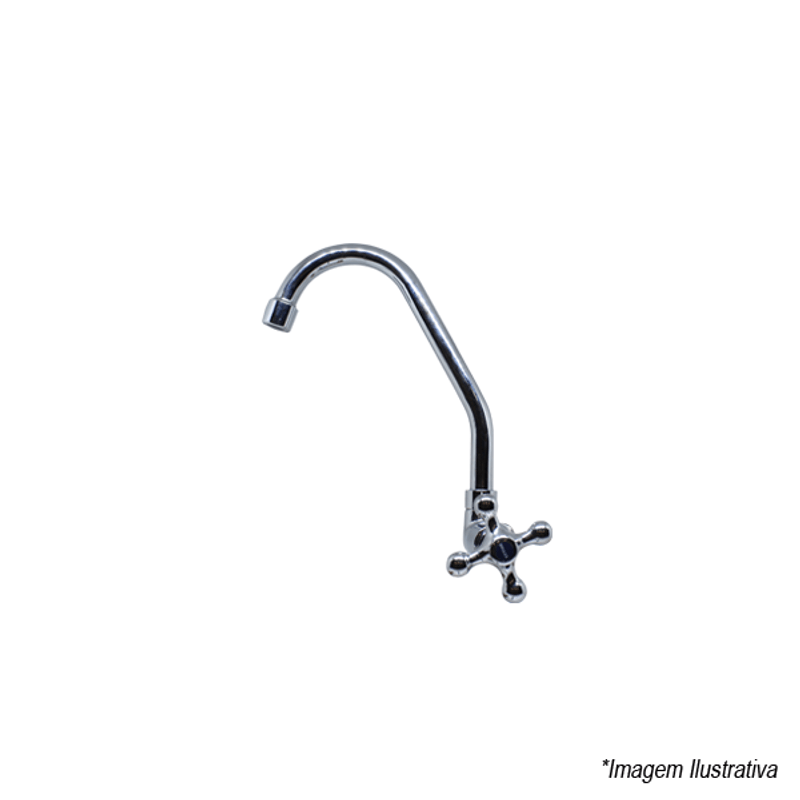 Torneira De Parede Bica Móvel 1163 C52 - Brulex Torneira De Parede Bica Móvel 1163 C52 - Brulex