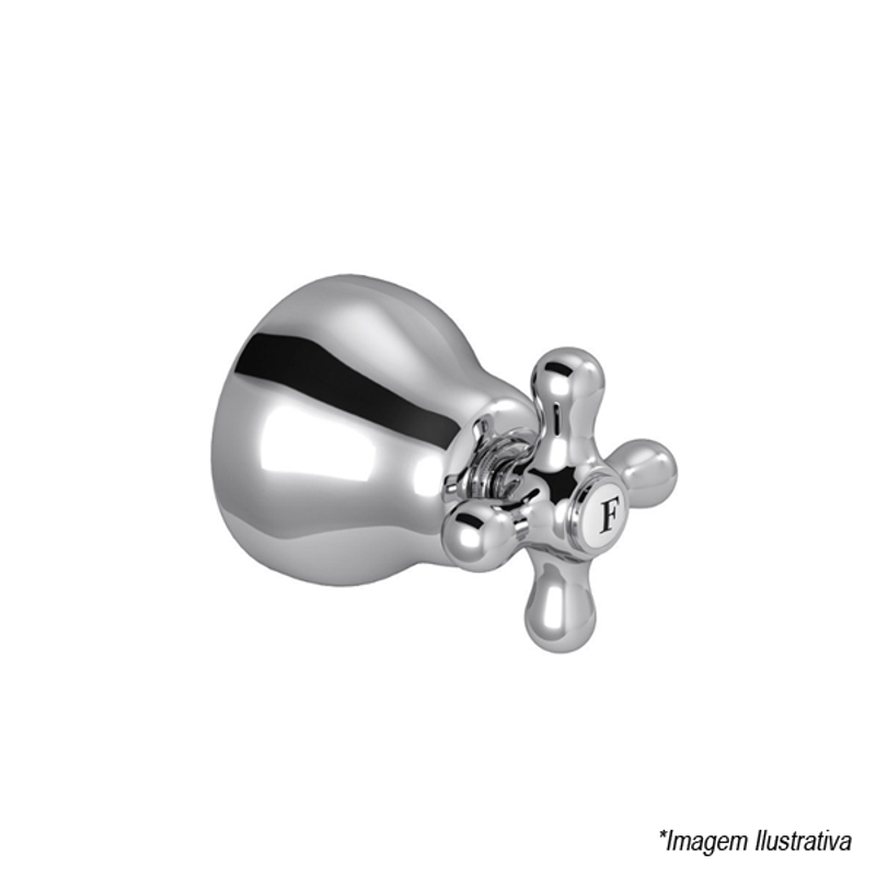 Acabamento para Registro Belle Epoque  1/4´  1/2´  1´  Cromado - Deca Acabamento para Registro Belle Epoque  1/4´  1/2´  1´  Cromado - Deca