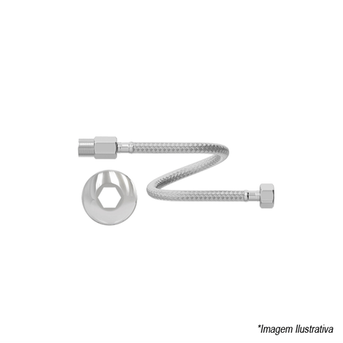 Engate Flexível Aço Inox  40cm - Censi