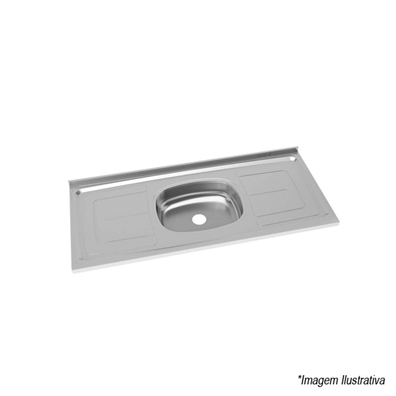 Pia Plus Inox de Embutir - 120x53 - Ghelplus Pia Plus Inox de Embutir - 120x53 - Ghelplus