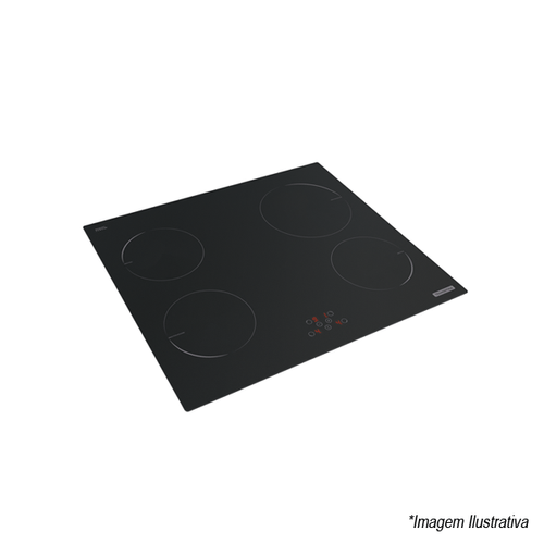 Cooktop New Square Touch Indução Vitrocerâmico  4 Áreas de Aquecimento  220V - Tramontina