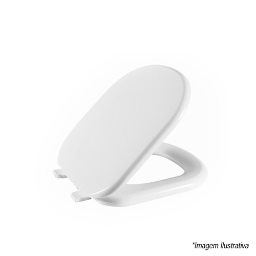 Assento Sanitário Almofadado Branco Sabatini - Astra