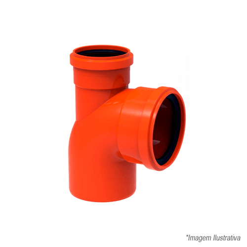 Joelho 90° Esgoto C/Visita Redux 100X75mm - 100002825 - Tigre